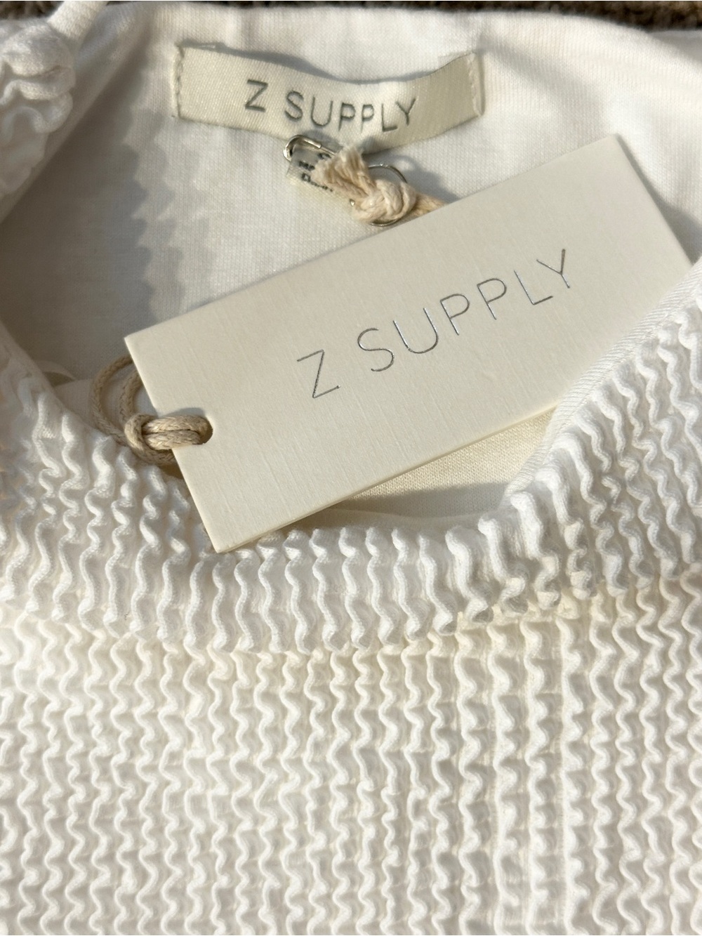 Z Supply Azure Textured Slip Dress w/ Adjustable Straps. Small. 26”-30” Bust NWT - Picture 2 of 6